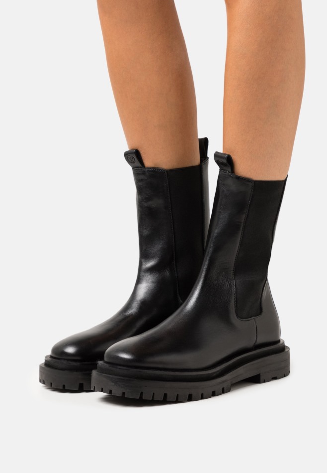 Bottes à Plateforme Gabor Noir | Exclusif